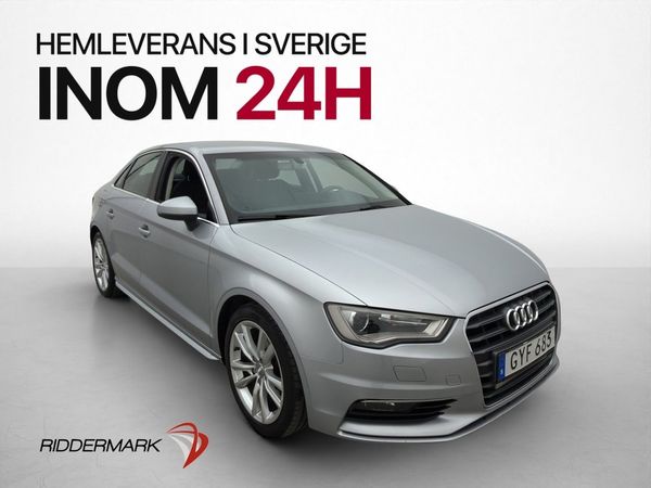 Audi A3 2.0 TDI Endast 0.41l/mil Ledramp Låg skatt Välskött - 2016