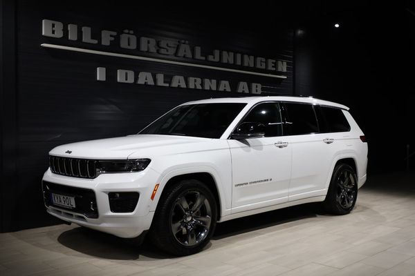 Jeep Grand Cherokee L Overland 3.6 V6 4WD 296hk 6-sits Luftfjädring/V-hjul - 2022