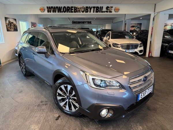 Subaru Outback 2.0 4WD Aut Drag H/K M-värmare T-lucka B-kamera Skinn - 2015