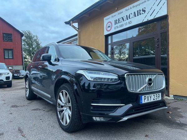 Volvo XC90 D5 AWD Geartronic Inscription Euro 6 NyBes Drag 7 Sits - 2016
