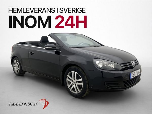Volkswagen Golf Cabriolet 1.4 TSI 122hk Farthållare 2-BRUK - 2012