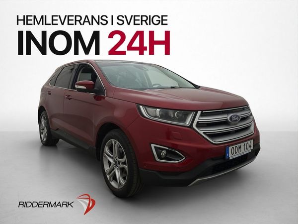 Ford Edge 2.0 Bi-Turbo AWD 210hk Titanium Pano Värmare Drag - 2016