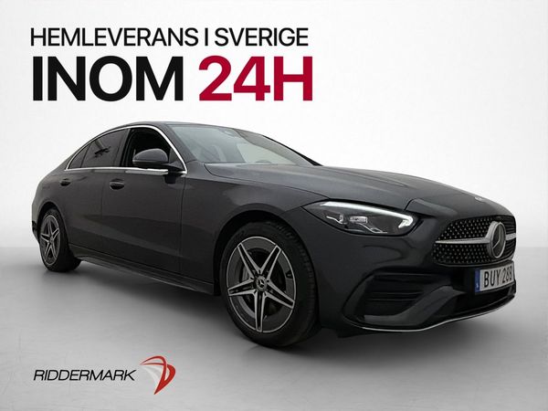 Mercedes C300 de 313hk AMG Kamera Drag CarPlay Navi - 2023