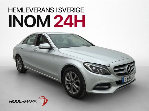 Mercedes C250 d 4MATIC 204hk Avantgarde Skinn Drag GPS - 2015