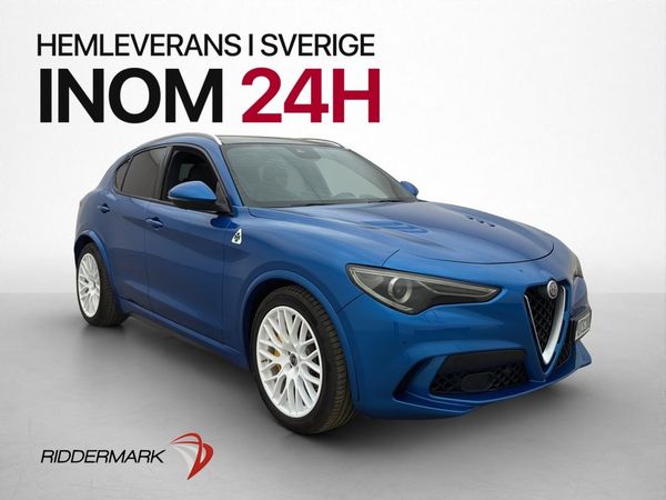 Alfa Romeo Stelvio Quadrifoglio 520hk Panorama H/K Kolfiber - 2018