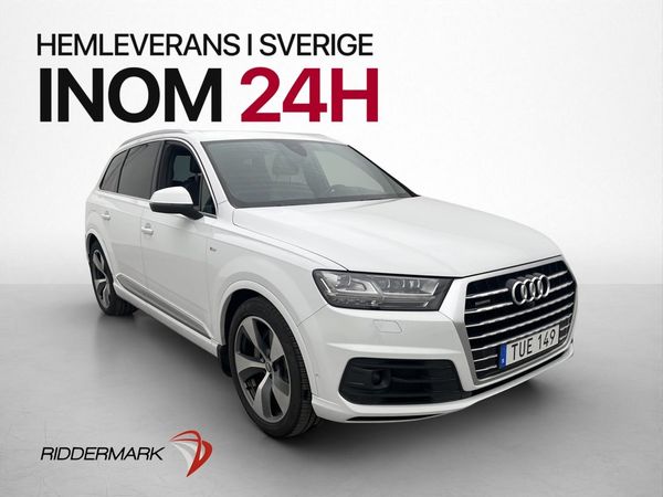 Audi Q7 50 TDI S-Line 7-Sits Cockpit Luft Värmare BOSE 360° - 2019