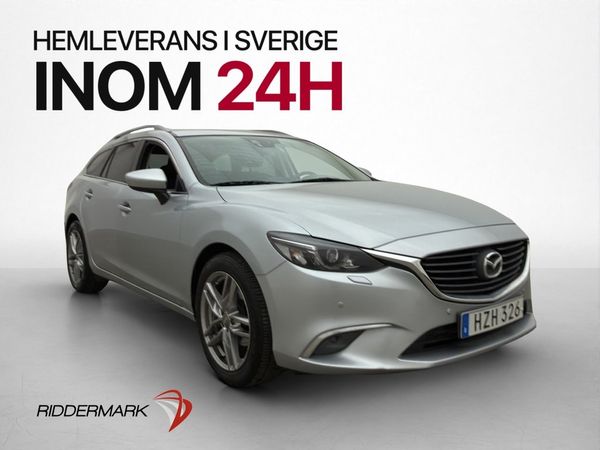 Mazda 6 2.2 SKYACTIV-D AWD 150hk Navi P-Sensorer BLIS - 2016
