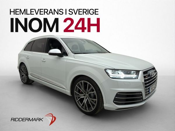 Audi SQ7 V8 Quattro 7 sits Cockpit Pano BOSE Skinn 435hk - 2017