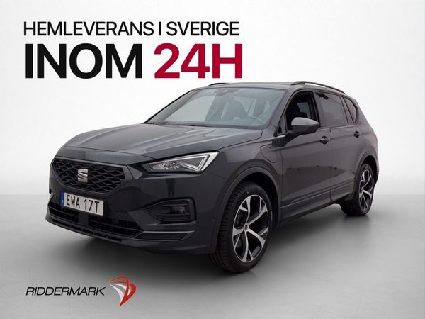 Seat Tarraco PHEV FR-Line Kamera Elstol Dragkrok MOMS 245hk - 2023