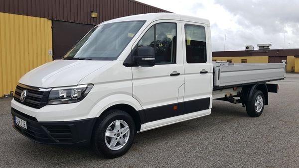 Volkswagen Crafter 2.0TDI Dubbelhytt 7-sits Chassi Flak 3.5m - 2023