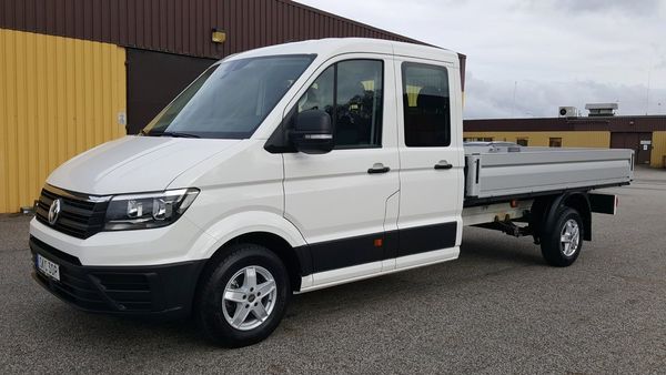 Volkswagen Crafter 2.0 TDI Chassi Dubbelhytt 7-sits Flak 3.5m - 2023