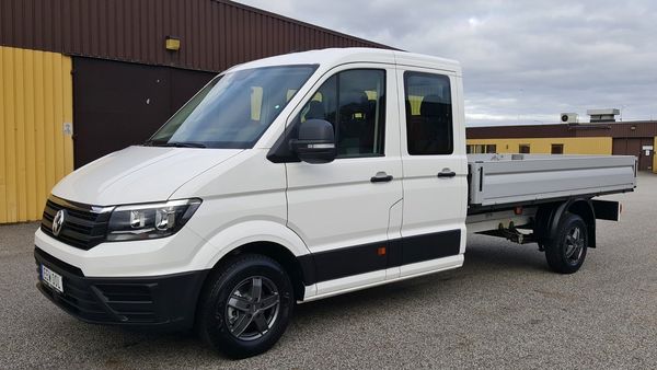 Volkswagen Crafter 2.0 TDI Dubbelhytt 7-sits Chassi Flak 3.5m - 2023