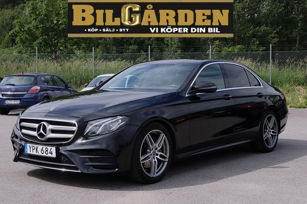 Mercedes E220 E d 9G-Tronic AMG Värme Burmester Kamera Navi - 2018
