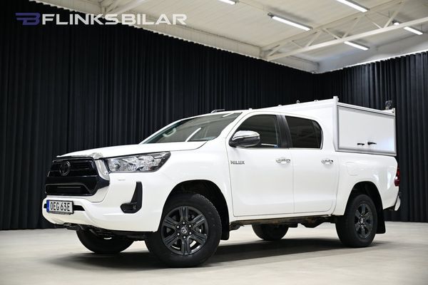 Toyota Hilux 2.4 AWD 150HK Automat|Kåpa|Släde|FjärrstyrdVärmare|Moms - 2022