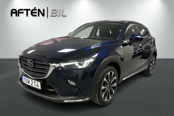 Mazda CX-3 2.0 SKYACTIV-G AWD Optimum,Head up,Navi,Läder,B-kamera - 2019