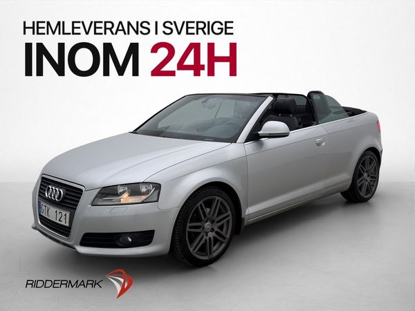 Audi A3 Cabriolet 1.8 TFSI 160hk Skinn Farthållare Sensorer - 2008