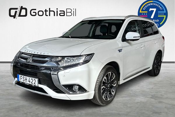 Mitsubishi Outlander PHEV CVT Business Backkamera Farthållare Läder Dragkrok - 2018