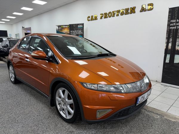 Honda Civic 5-dörrar 2.2 i-CTDi Sport BESIKTAD, NY SERVAD ,LÅGMIL - 2008