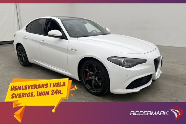Alfa Romeo Giulia 2.0 Turbo Q4 Veloce 280hk Pano H/K Skinn - 2017
