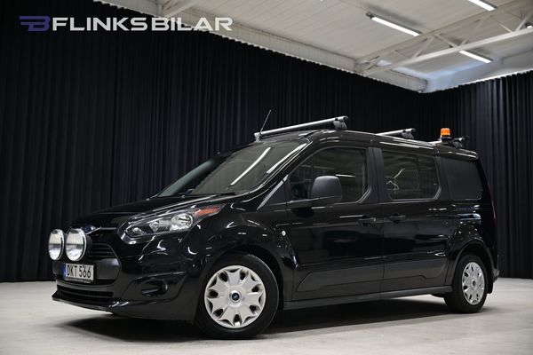 Ford Tourneo Connect 100HK L2 5-Sits|Drag|Värmare|Dubbeldörr|Lågmil|Leasbar - 2017