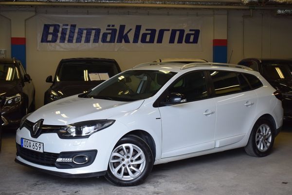 Renault Megane Grandtour 1.5 dCi LIMITED BES TILL 270930/ BT/ PDC/ S&V - 2016