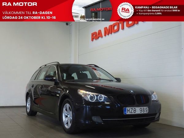 BMW 520 i 170hk Touring Comfort Automat Drag P-Sensorer Skinn - 2009