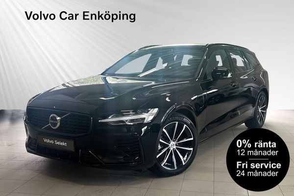 Volvo V60 T6 Plus Dark Nordic Edt H/K 360 0% RÄNTA Fri Service - 2026