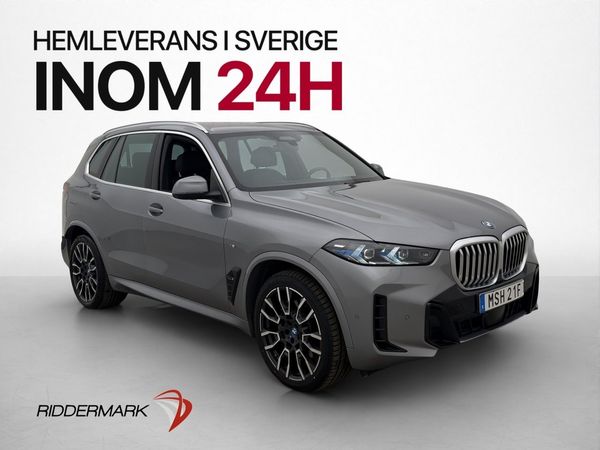 BMW X5 xDrive50e 490hk M-Sport Wide H/K HUD 360° Luftfjäd - 2024