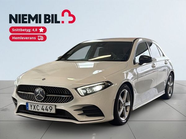 Mercedes A200 7G-DCT AMG Line S&V/Backkamera/Carplay/P-värm - 2019