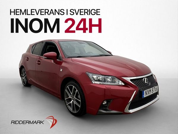Lexus CT 200h F Sport Kamera Navi Farthållare Skinn Elstol - 2015