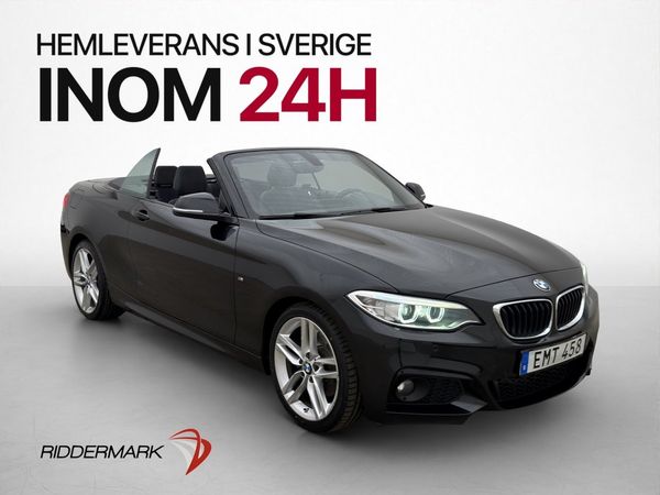 BMW 220 i Cab 184hk M-Sport Navi Hifi P-Sensorer - 2015