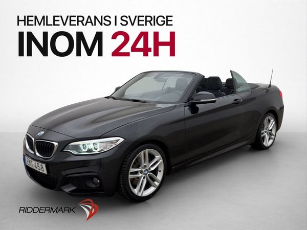 BMW 220 i Cab 184hk M-Sport Navi Hifi P-Sensorer - 2015