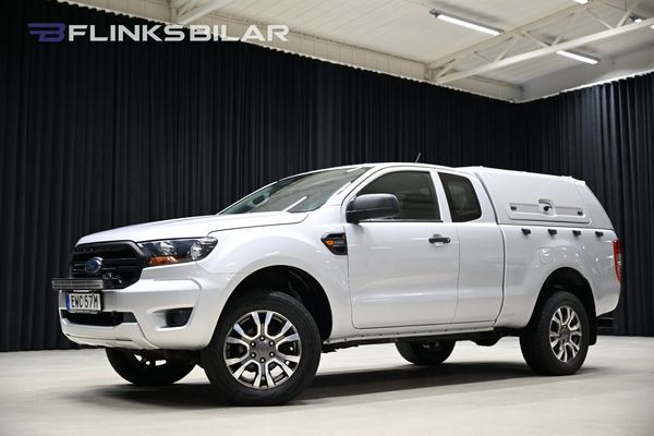 Ford Ranger 2.0 170HK SuperCab|Drag|Värmare|Kåpa|M/K-Värmare|Moms - 2021
