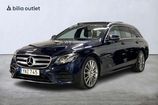 Mercedes E400 T 4MATIC AMG Sky 333hk Panorama Drag Burmester 360° - 2018