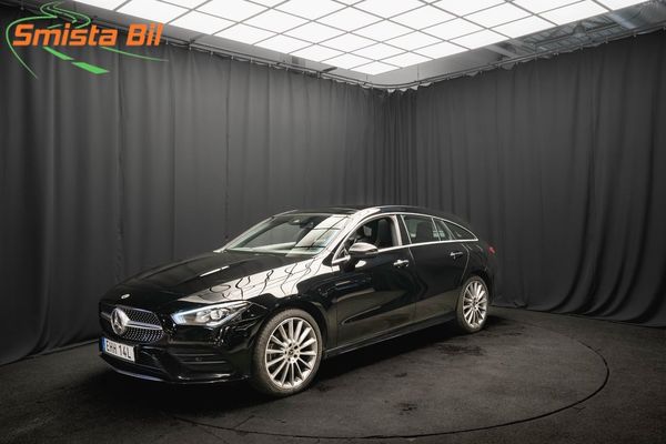 Mercedes CLA250 e AMG PANO DRAG KAMERA P-VÄRMARE WIDESCREEN 1-ÄGARE MOMS - 2023
