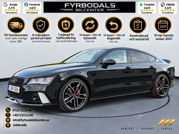Audi A7 2,8 FSI V6 Quattro 204hk S-Tronic RS7 Optik 1899kr/mån - 2012