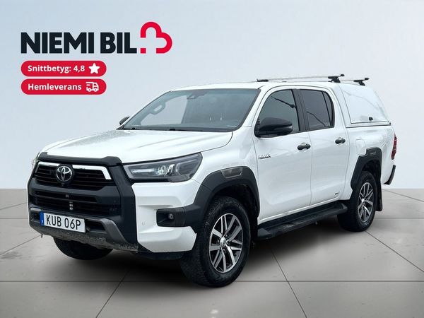 Toyota Hilux Dubbelhytt 2.8 4WD MOMS/JBL/SoV/kamera/Navi//MoK/Drag - 2024