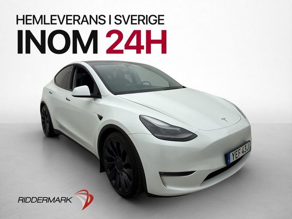 Tesla Model Y Performance AWD AP Rattvärme En-Brukare MOMS - 2024