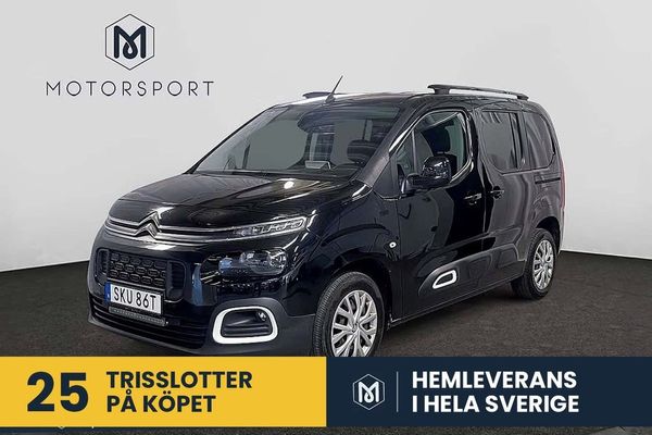 Citroen Berlingo 1.2 PT 130hk Aut DRAG M-Värmare LED-Ramp Apple Head up - 2020