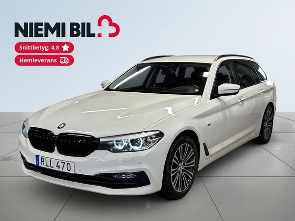 BMW 520 d Touring Steptronic Sport line 360°/S&V-Däck/Halvskinn - 2018
