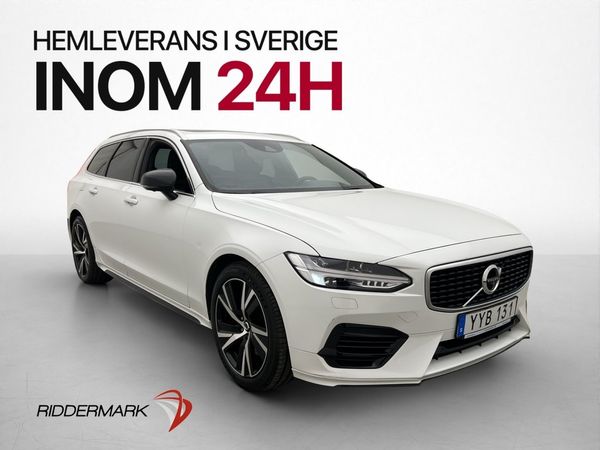 Volvo V90 Recharge T8 AWD R-Design Drag Värmare H/K 360° - 2019