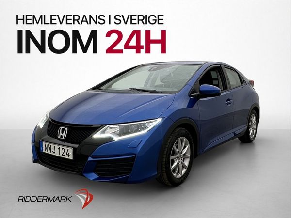 Honda Civic 1.3 i-VTEC Comfort Dragkrok Bluetooth 2-brukare - 2015