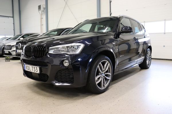 BMW X3 xDrive30d M Sport 1-Ägare Läder Drag B-kam HUD 258hk - 2016