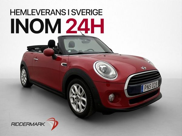 MINI Cooper Convertible 136hk Pepper Sensorer Farthållare - 2017