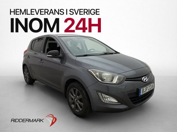 Hyundai i20 1.2 84hk Select Farthållare 0,49l/mil Nyservad - 2015