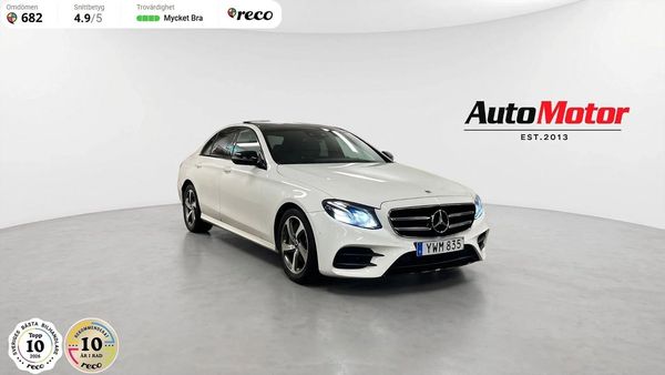Mercedes E220 d d AMG 9G Panorama/Widescreen/Burmaster 194hk - 2019