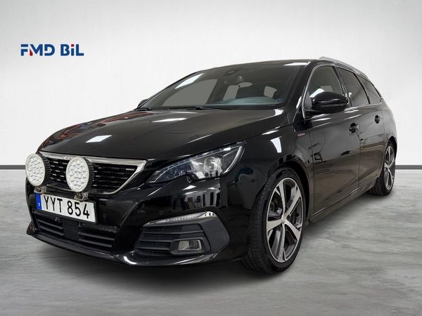 Peugeot 308 SW 1.2 131HK GT LINE DRAGKROK PANO P-SENS HALVSKIN MASSAGE - 2017
