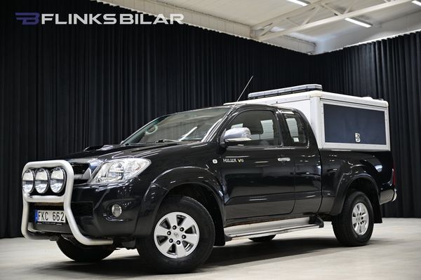 Toyota Hilux 2.5 4x4 144HK Kåpa|Drag|Frontbåge|M/K-Värmare|Moms - 2010