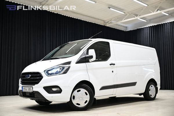 Ford Transit Custom 130HK L2 Automat|Inredd|Drag|Värmare|LED|Leasbar - 2022