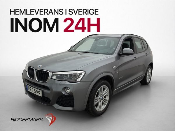 BMW X3 xDrive20d M Sport Drag 0,52l/mil Navi HeadUp ISOFIX - 2017